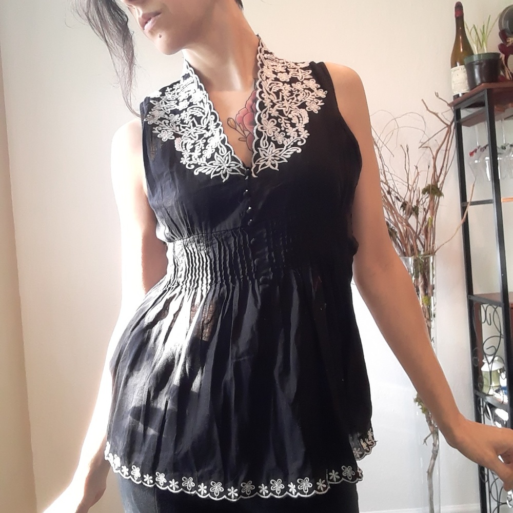 Italian Babydoll Blouse